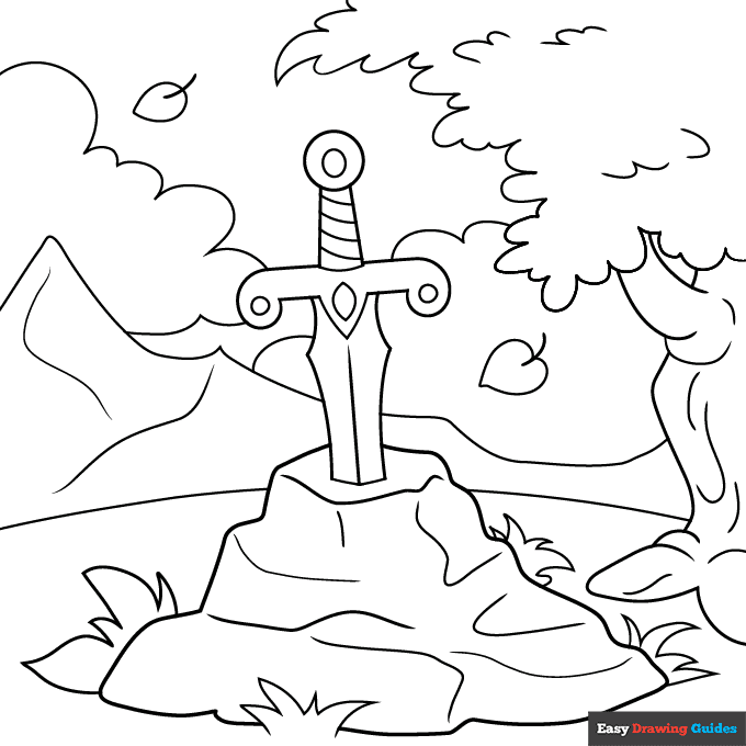 Free printable landscape coloring pages for kids