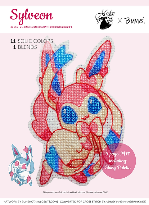 Sylveon from buneis eeveelutions make it pink