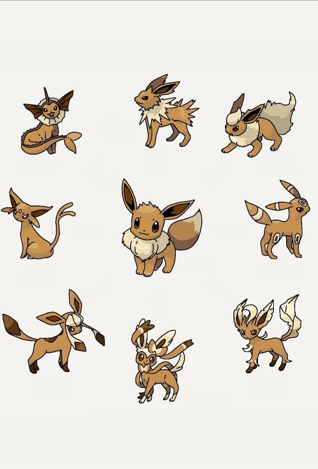 Art swap color eeveelutions eevee version opinions rshinypokemon