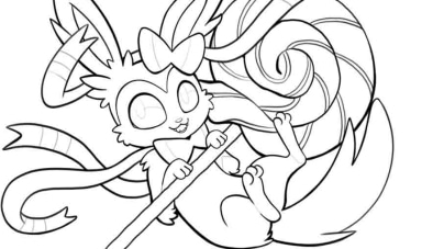 Sylveon coloring pages