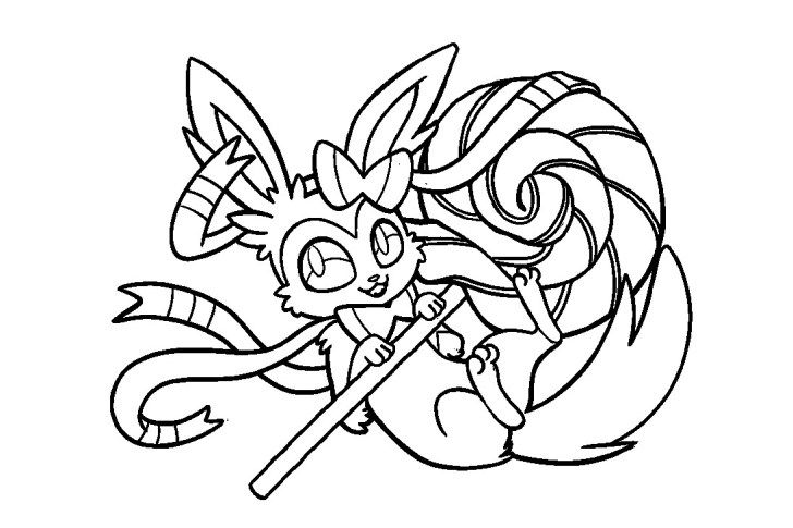 Pokemon coloring pages eevee pokemon coloring pages eevee popular evolutions sylveon colouring in