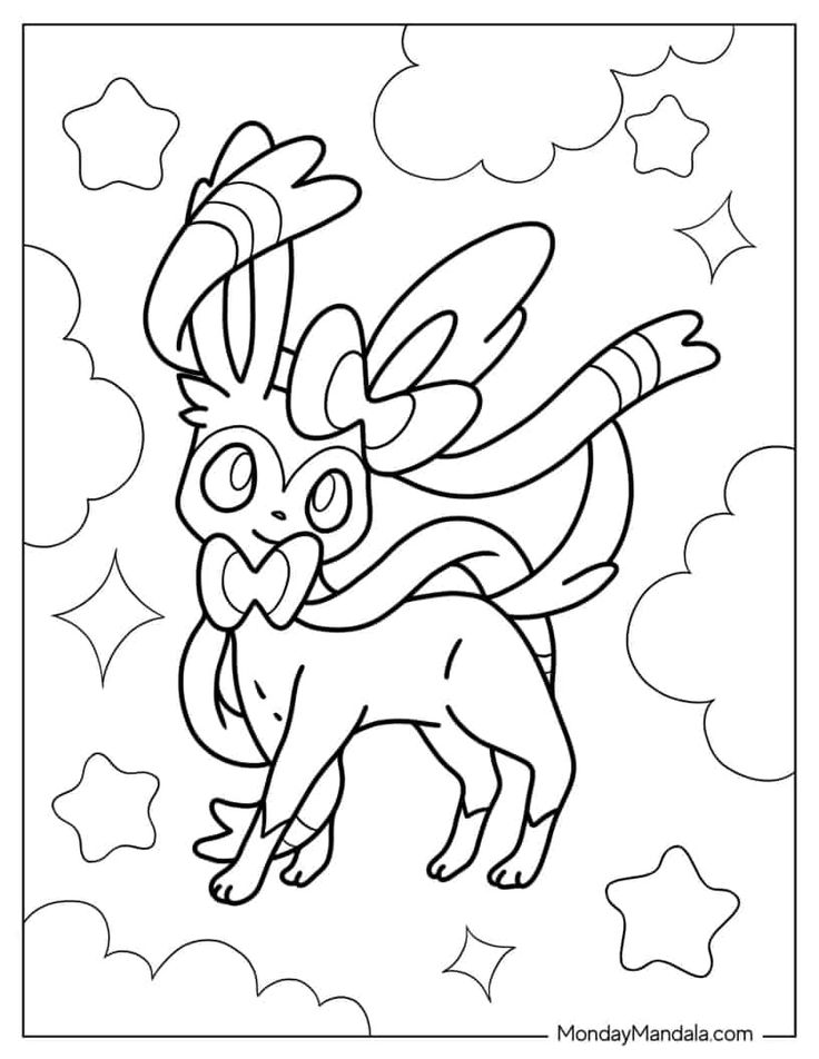 Eevee coloring pages free pdf printables coloring pages pokemon coloring pages coloring pages for boys