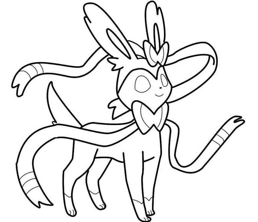 Pokemon sylveon coloring pages pokemon coloring pages pokemon coloring pikachu coloring page