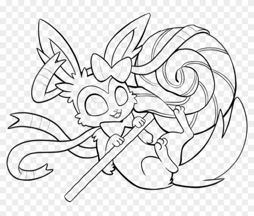 Pokemon coloring pages sylveon