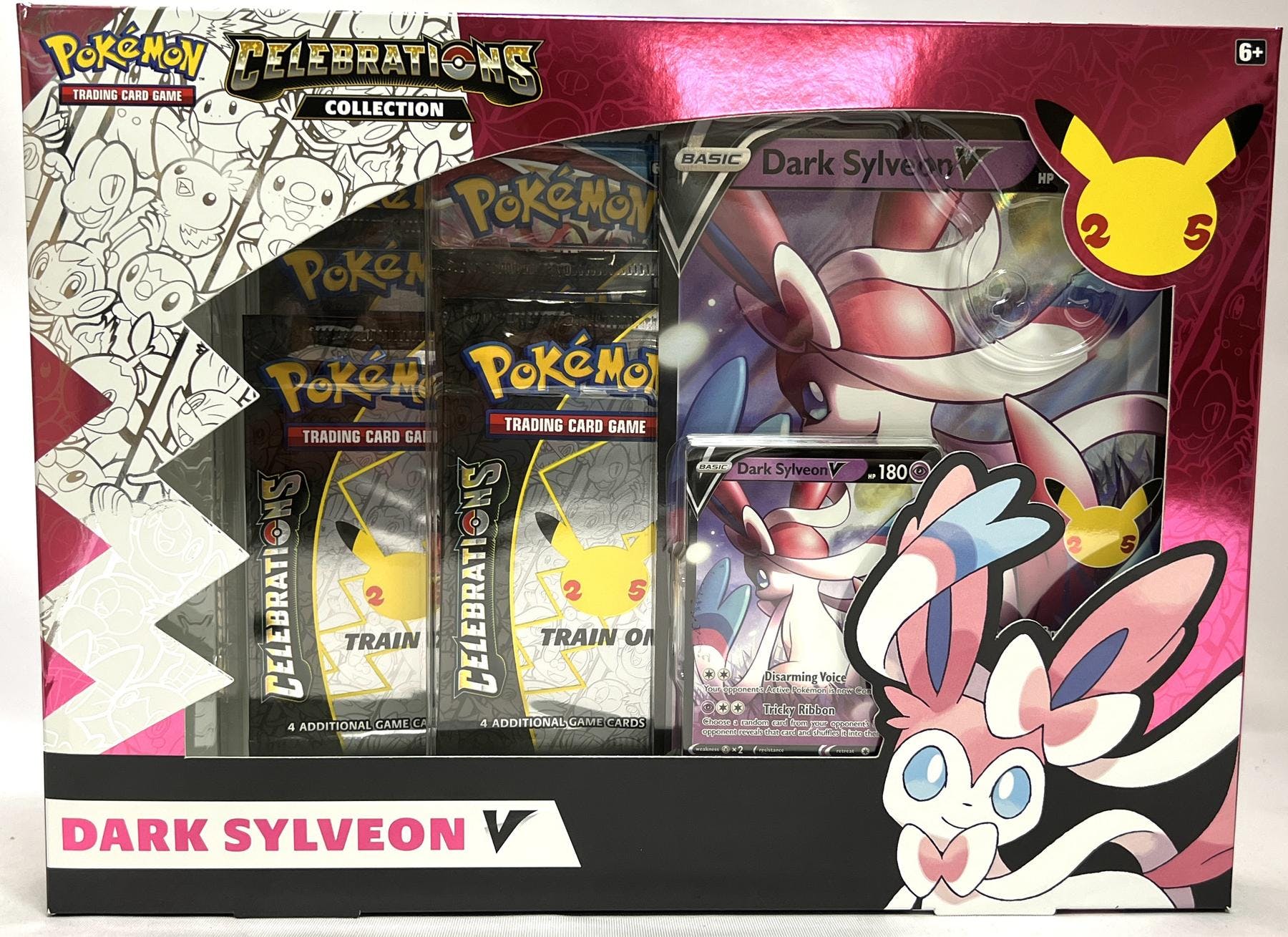 Pokemon celebrations collection lances charizard v and dark sylveon v