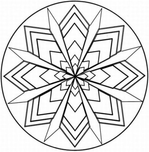 Circle geometric coloring pages pattern coloring pages coloring pages