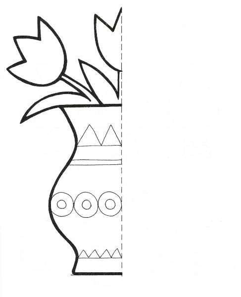 Flower symmetry activity coloring pages for kids symmetry art symmetry activities kids art projects