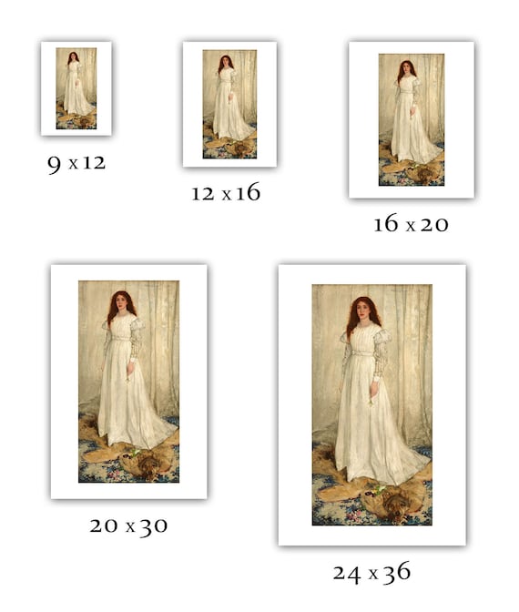 James mcneill whistler symphony in white no the white girl giclee fine art print