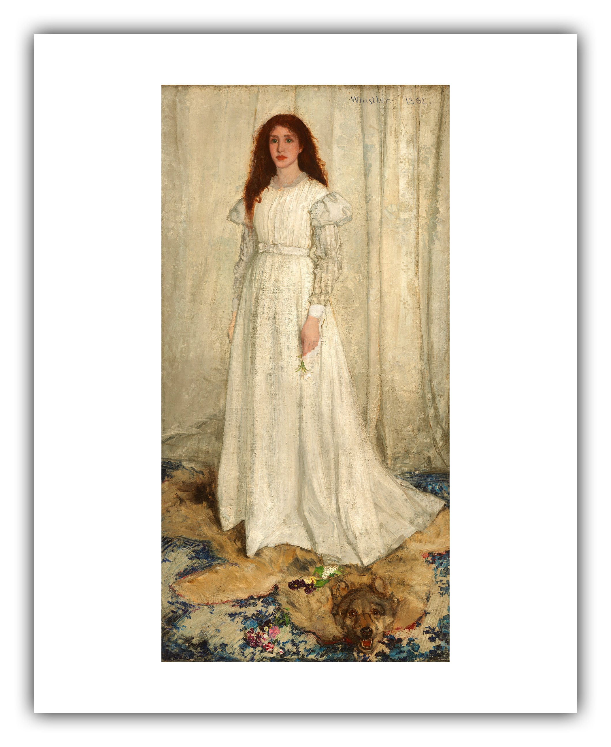 James mcneill whistler symphony in white no the white girl giclee fine art print