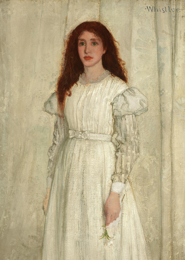 Symphony in white no the white girl painting by james mcneill whistler