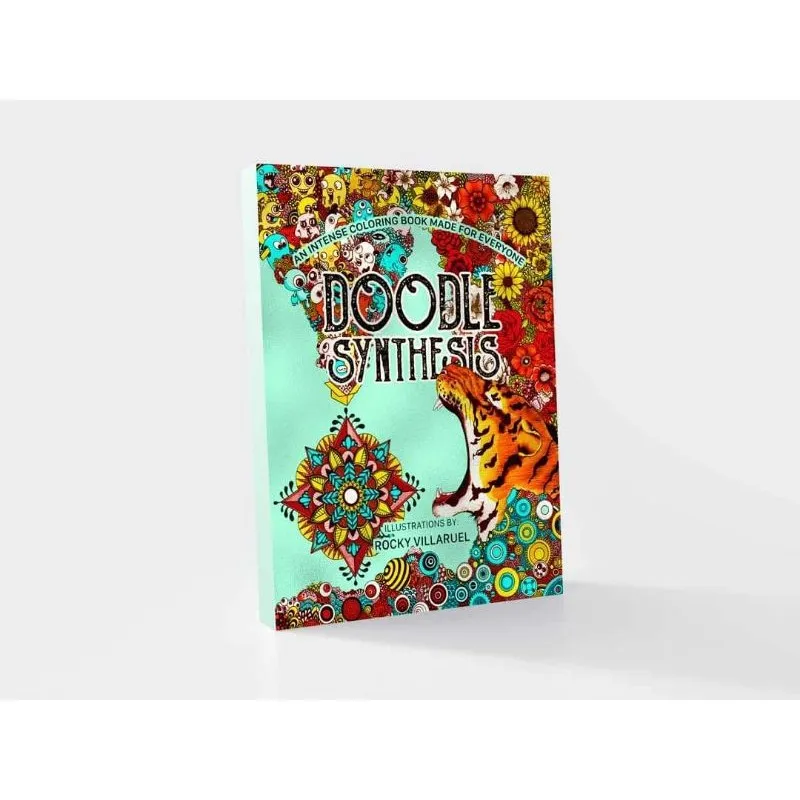 Doodle synthesis intense coloring book