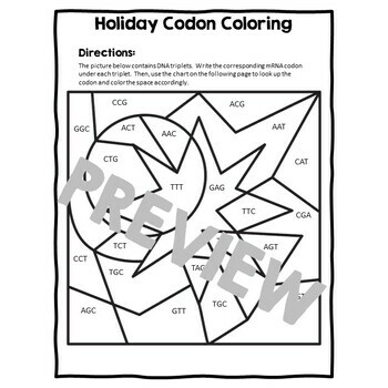 Science holiday coloring activity