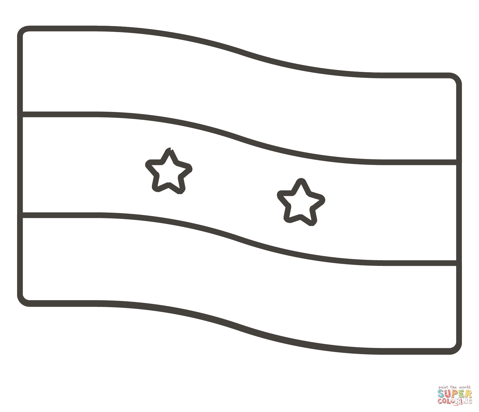 Syria flag coloring page free printable coloring pages