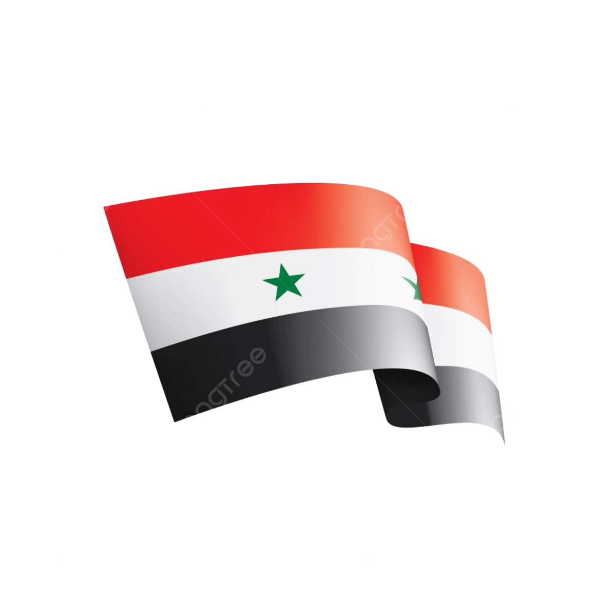 Syria national flag png vector psd and clipart with transparent background for free download