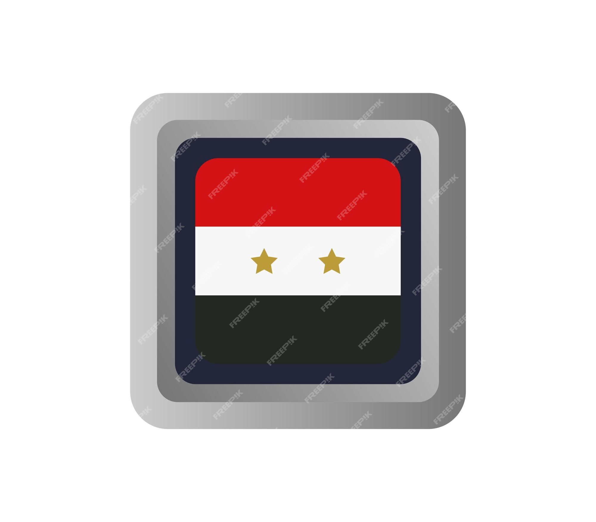 Premium vector syria flags