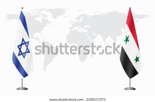 Syria flag over royalty