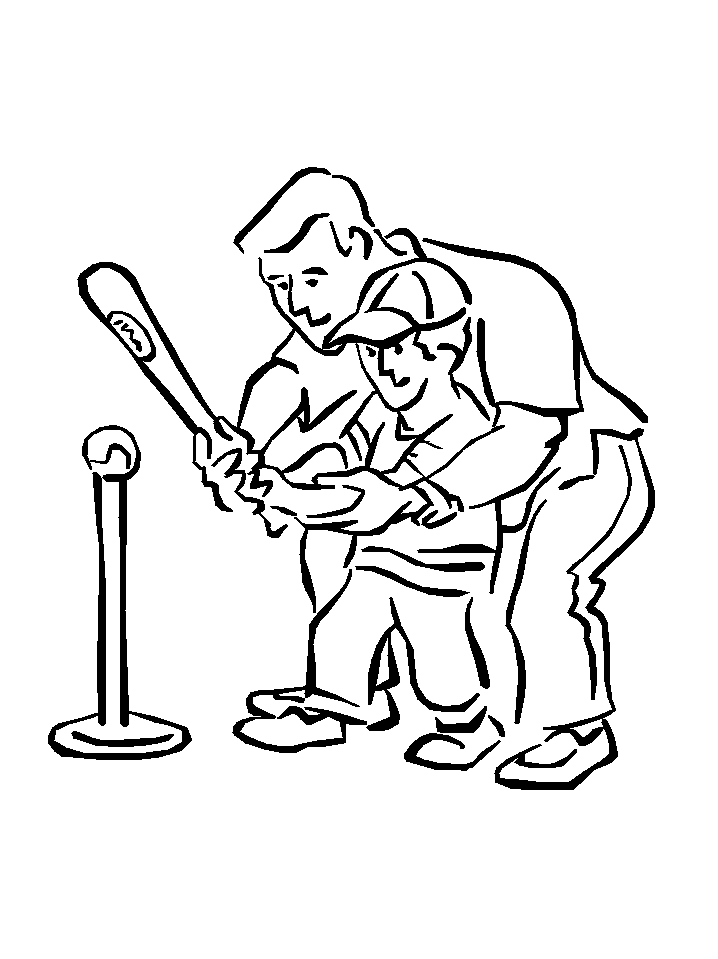 Coloring pages baseball player coloring pages