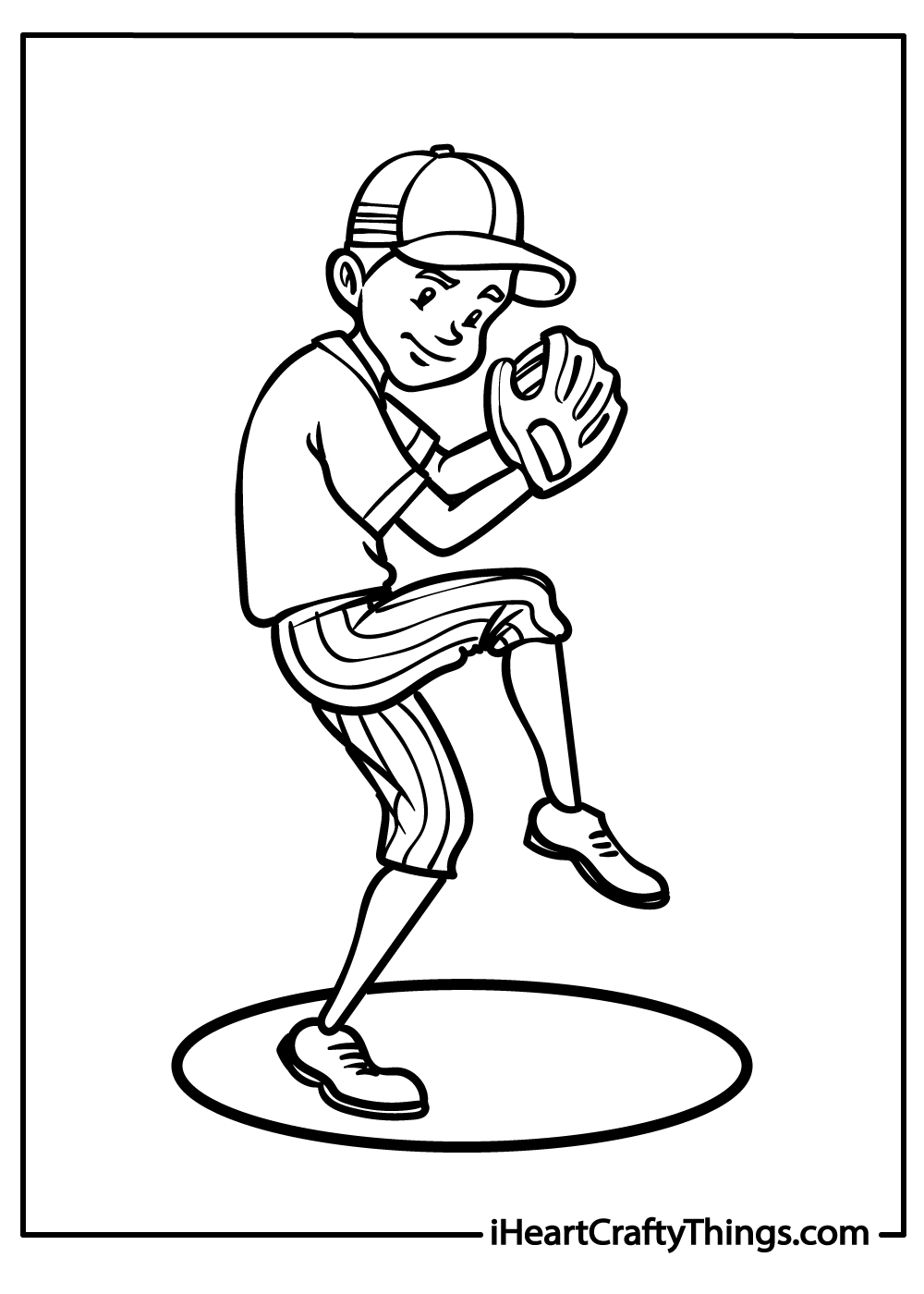 Baseball coloring pages free printables