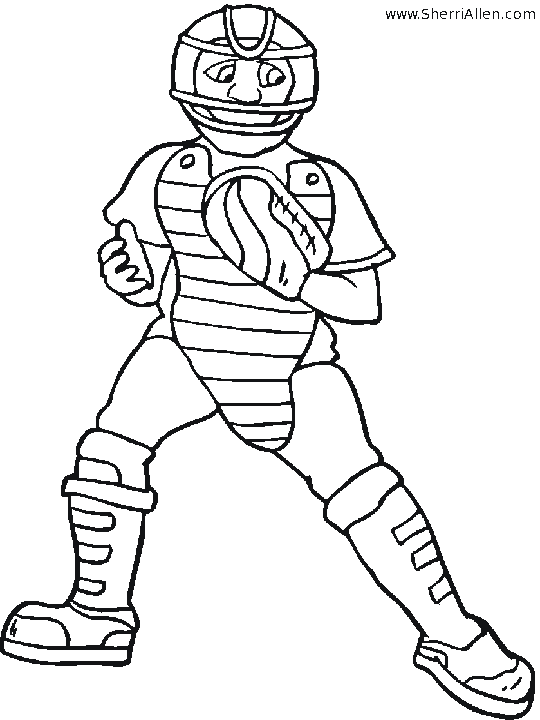 Free sports coloring pages from