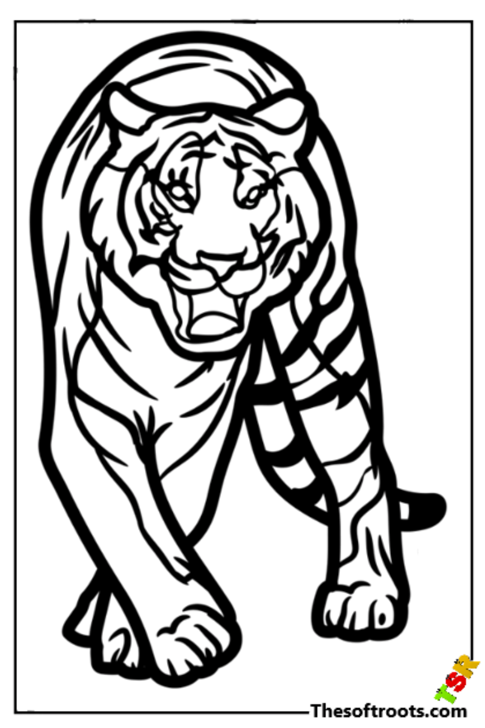 Printable tiger coloring pages rkidscoloringpages