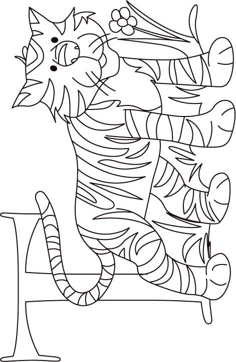 T for tiger coloring page for kids download free t for tiger coloring page for kids for kids best coloring pages