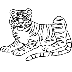 Top free printable tiger coloring pages online