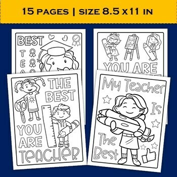 World teachers day coloring pages teacher appreciation coloring sheets