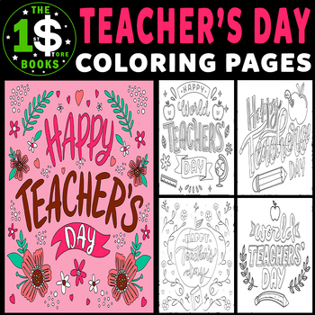 World teachers day teacher appreciation week may holiday coloring sheets