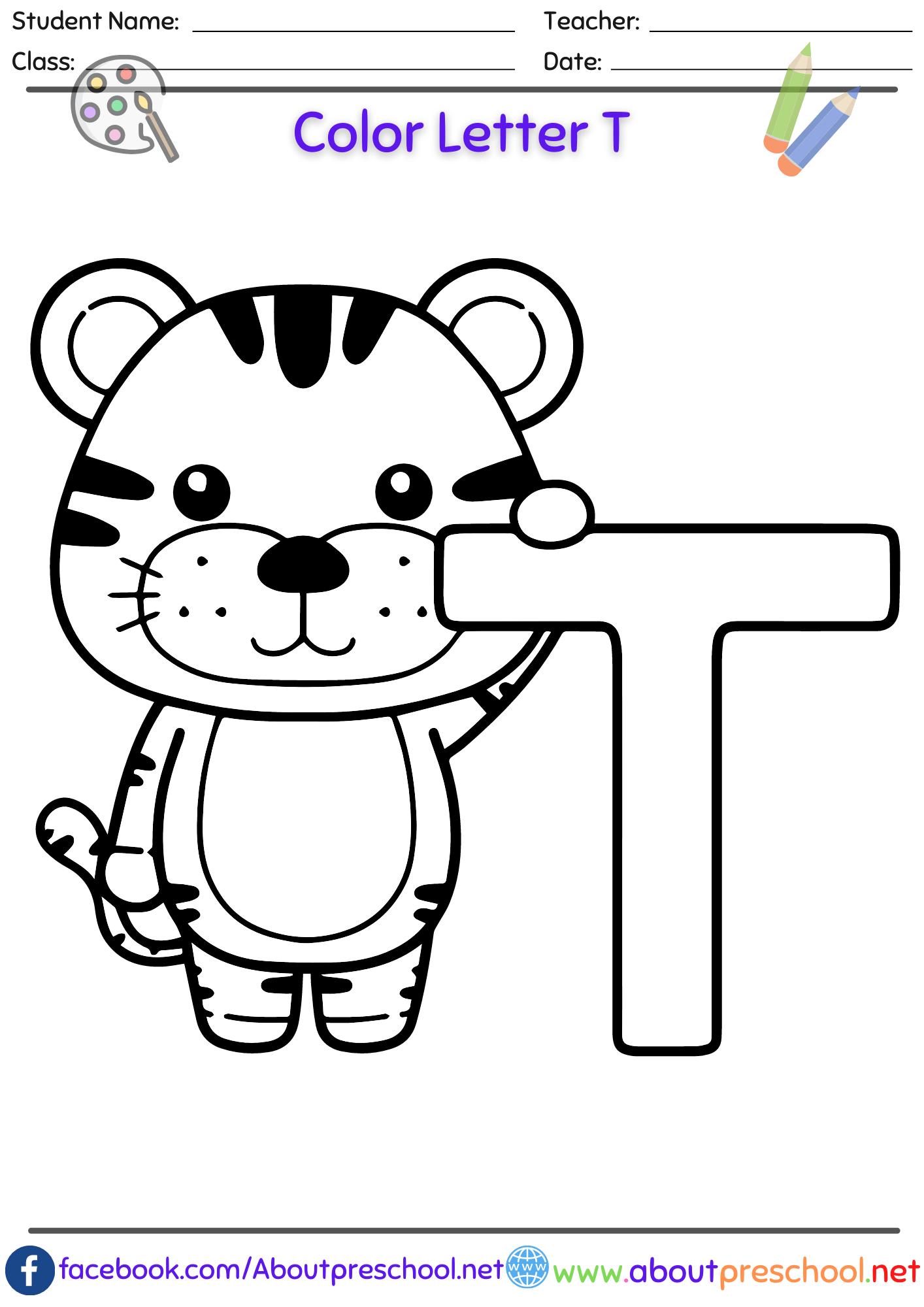 Letter t coloring page archives