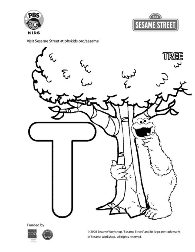 The letter t coloring page kids coloringâ kids for parents