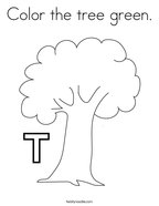 Trees coloring pages