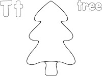 Christmas tree coloring pages