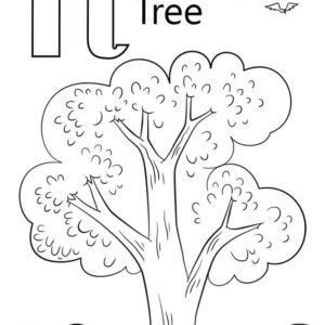 Letter t coloring pages printable for free download