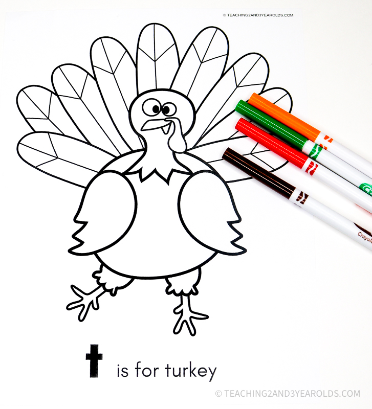 Free thanksgiving color sheet printable