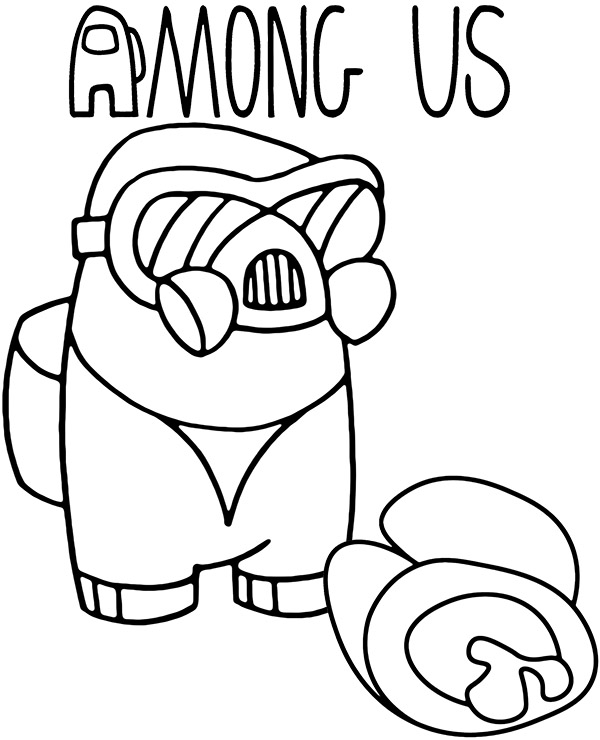 Top among us coloring pages sheets ð