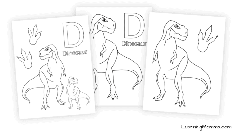 Free t rex coloring pages