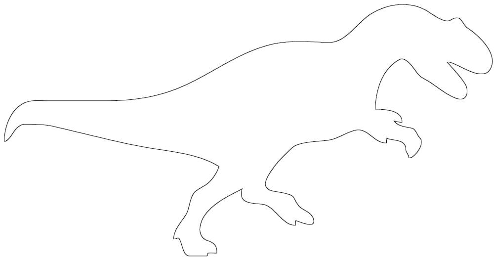 Carnotsaurus dinosaur template