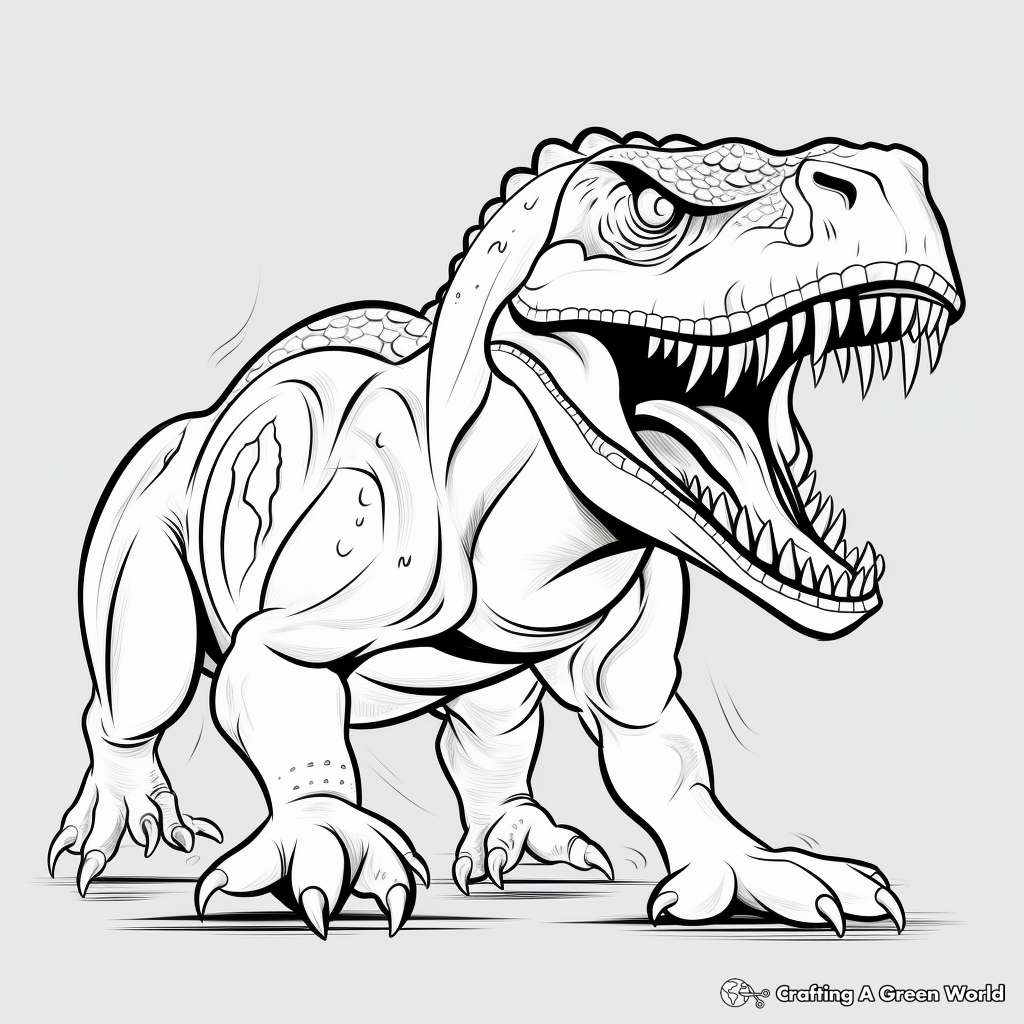 Carnivore dinosaur coloring pages