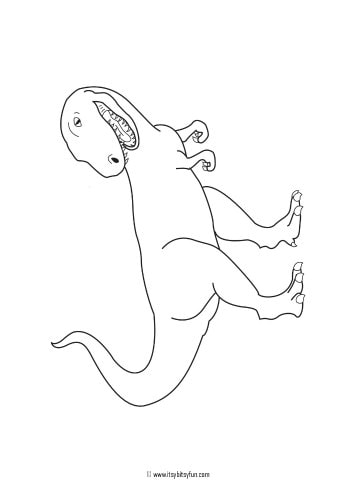 Dinosaur coloring pages