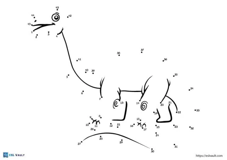 Free printable dinosaur dot to dot pages