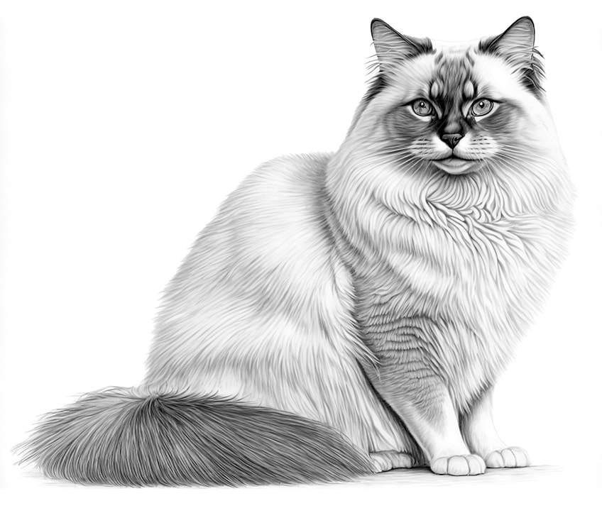 Cat coloring pages