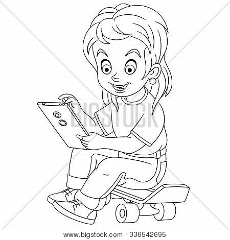 Coloring page vector photo free trial bigstock