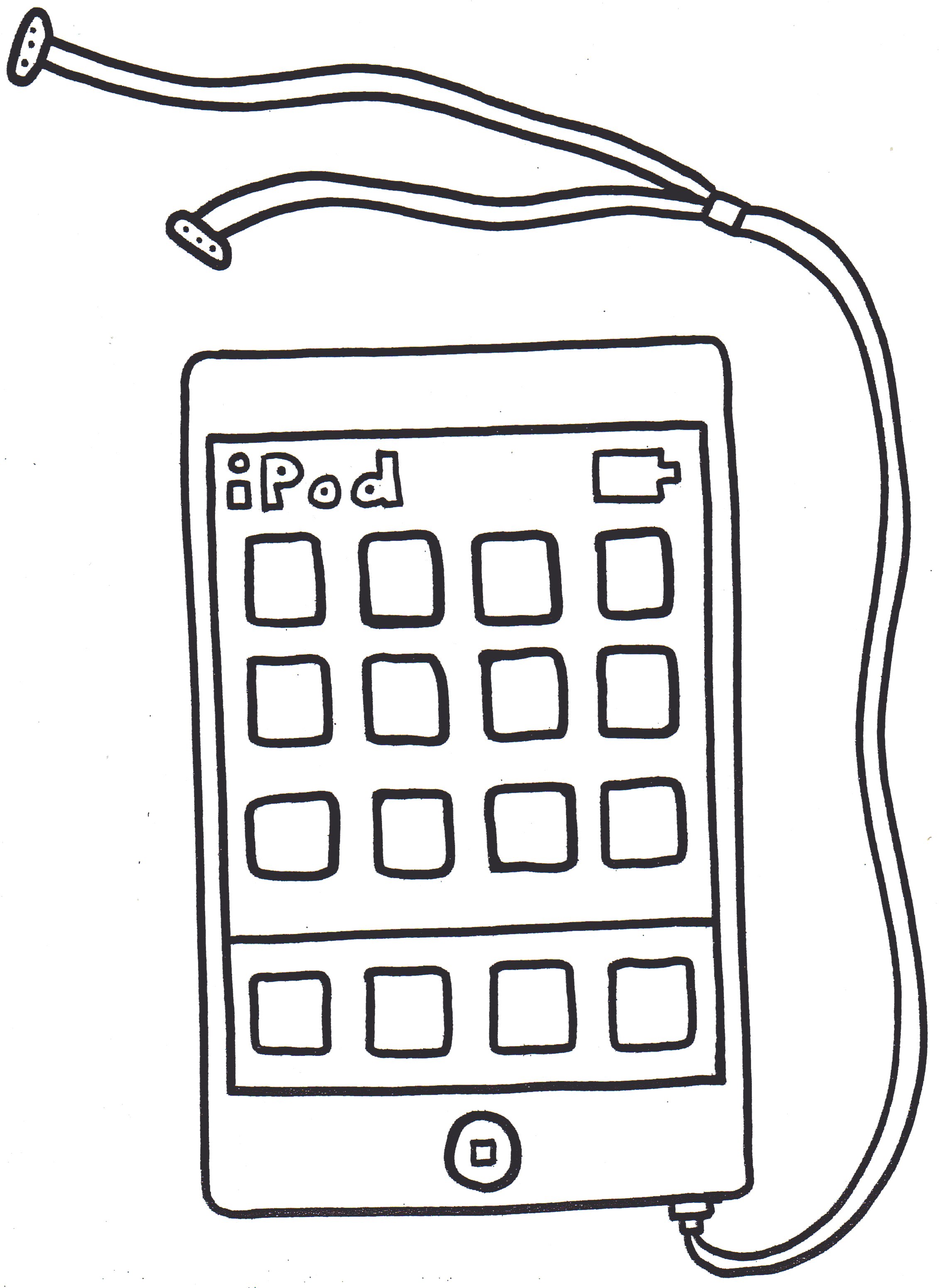 Apple ipad coloring pages