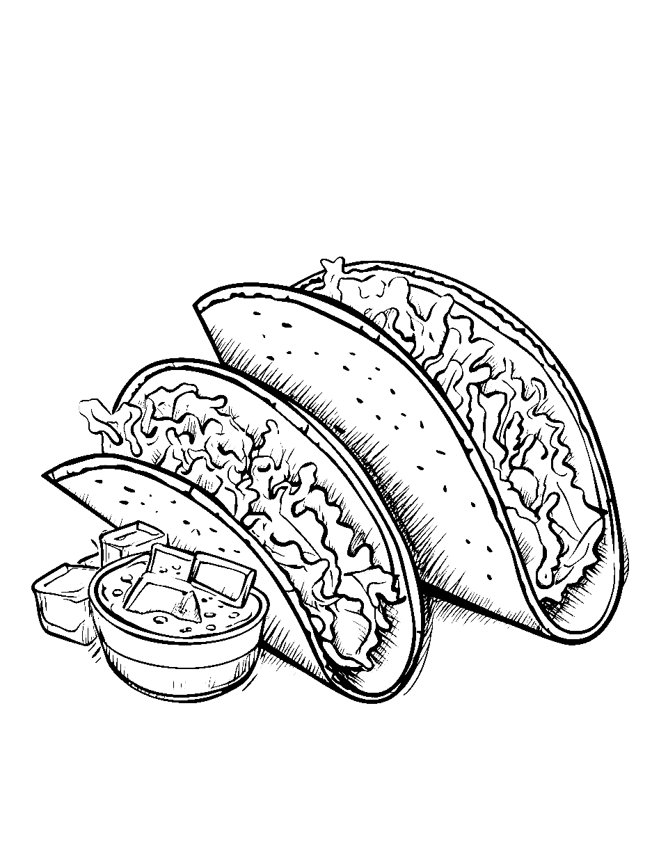 Food coloring pages free printable sheets