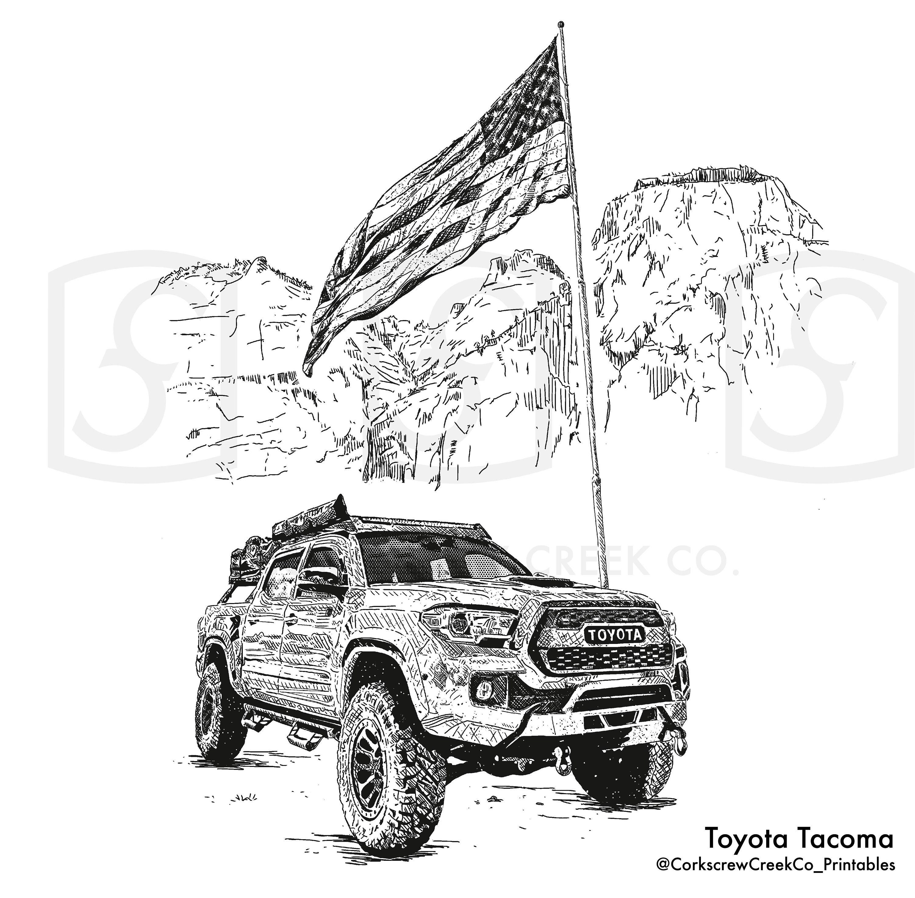 Toyota taa x american flag gifts for him fathers day gift boyfriend gift man cave sign garage sign garage decor