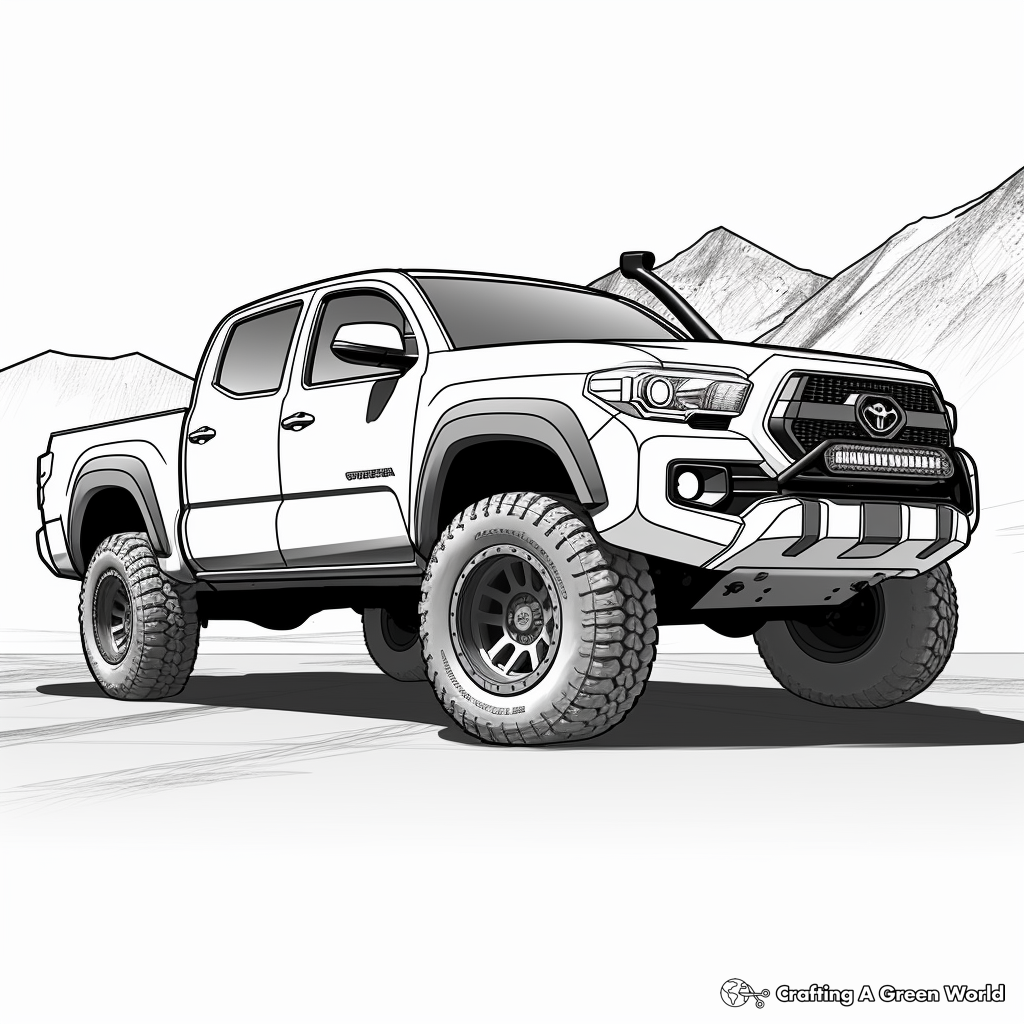 Pickup truck coloring pages