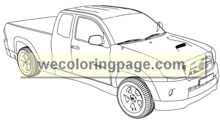 Toyota taa xrunner coloring page