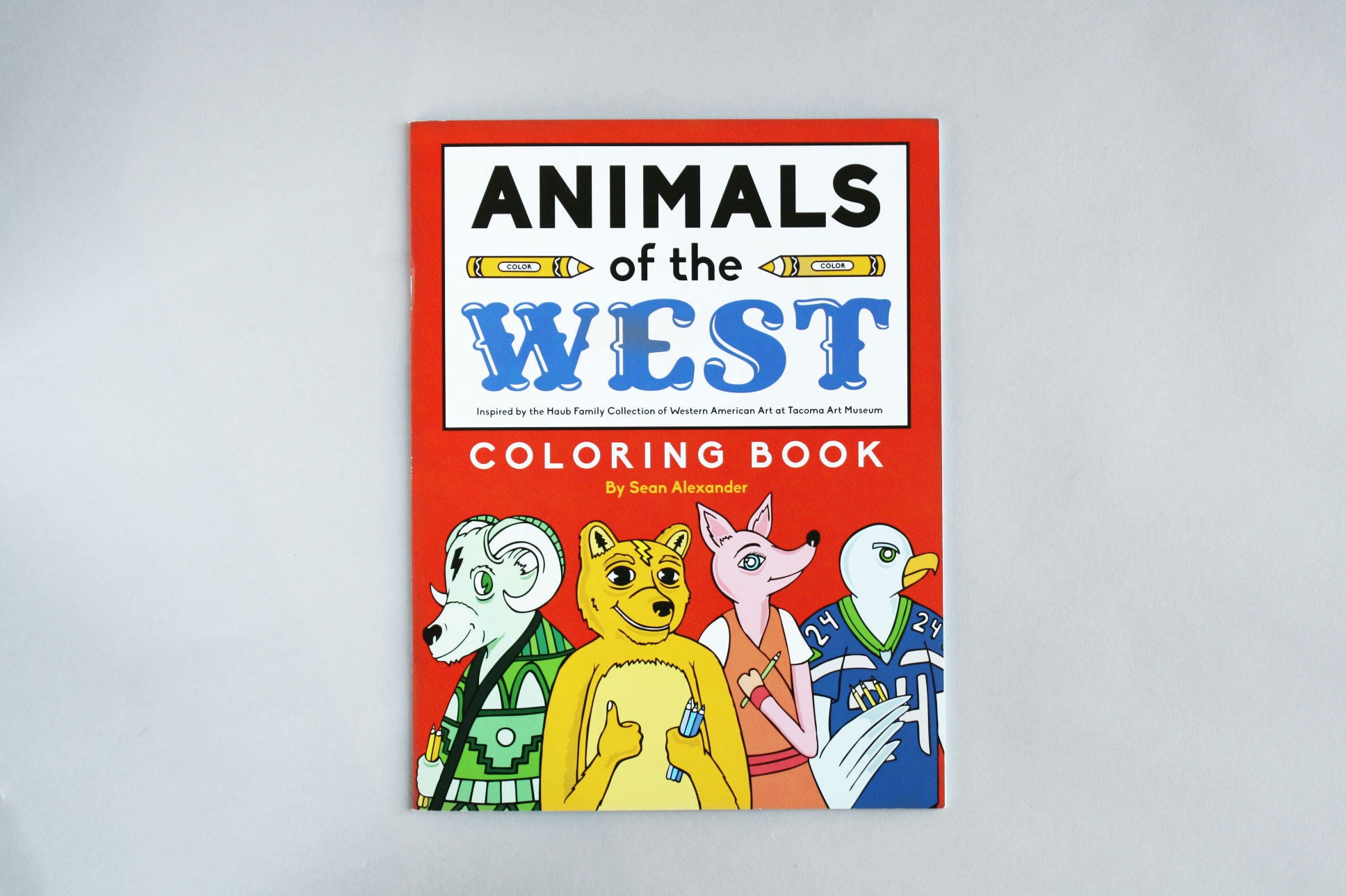 Animals of the west coloring book â tacoma art museum store