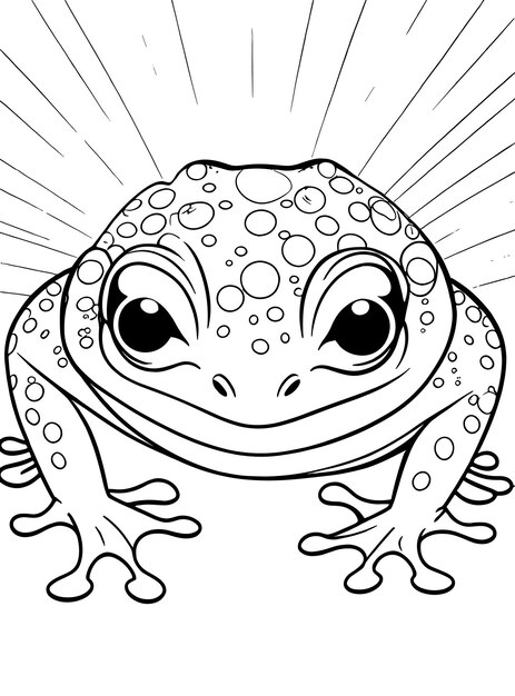 Page tadpole coloring images