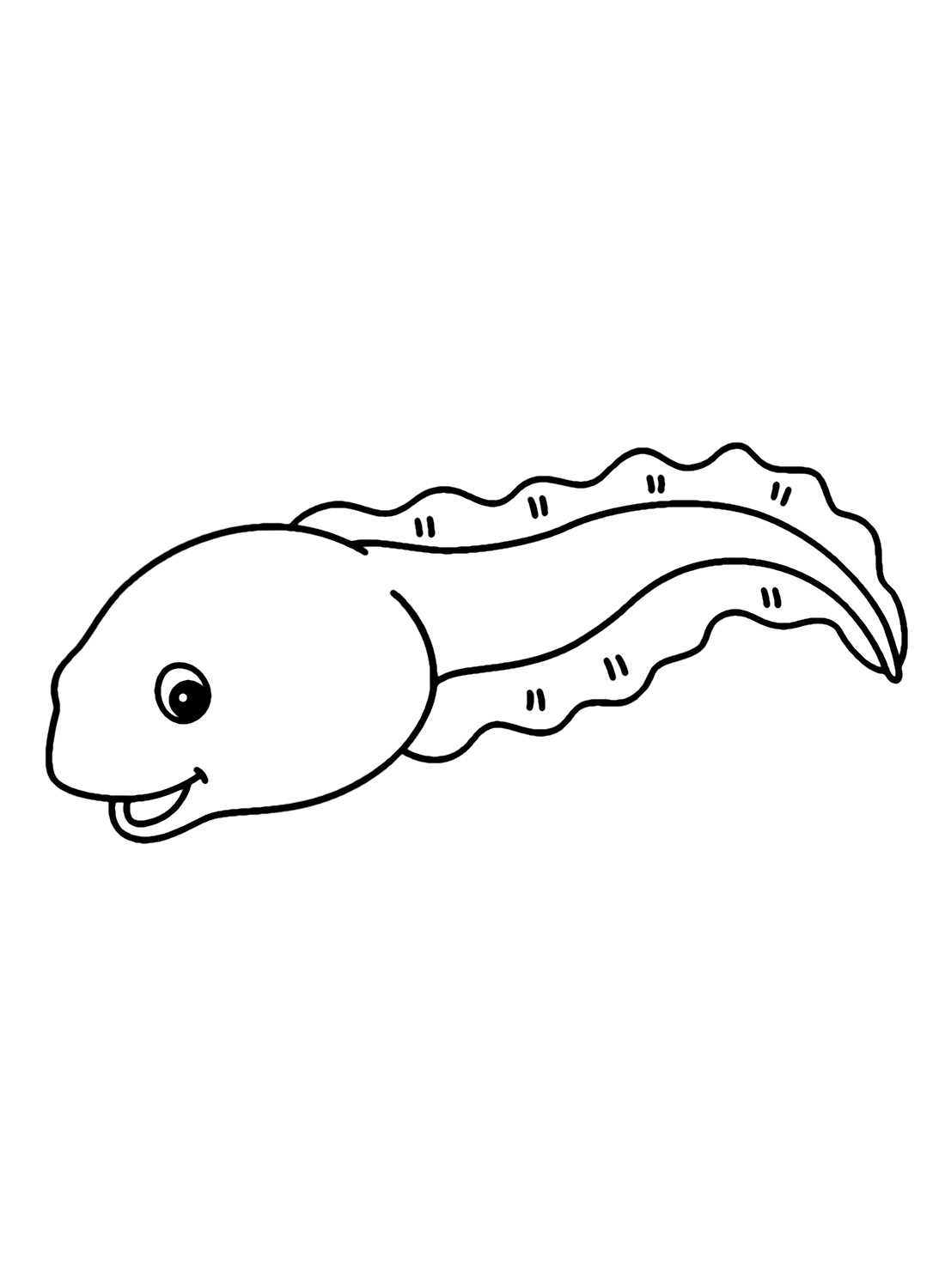 Tadpole coloring pages printable for free download